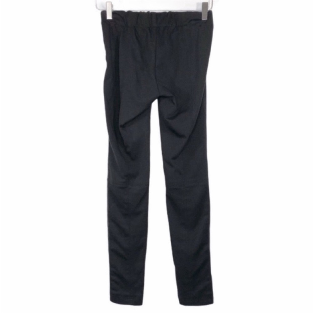 BCBG GENERATION Leather Contrast Legging Pants XS